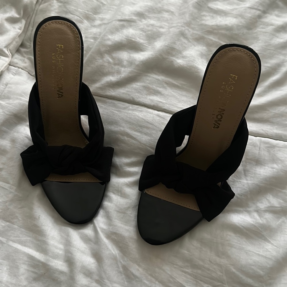 Black heels